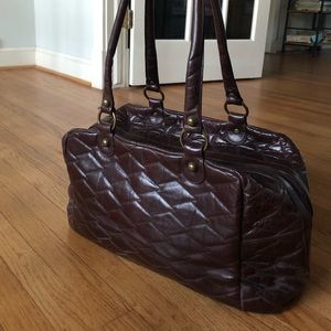 Hobo international quilted leather purse